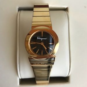 Salvatore Ferragamo Gold Watch